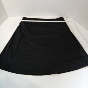 Ododos Womens Athletic Skort Skirt Black Tennis Golf Beach Size Small